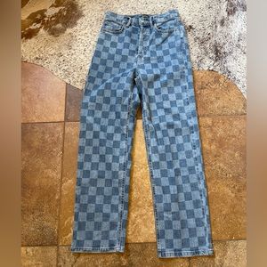 ✨Checkered Jeans ✨